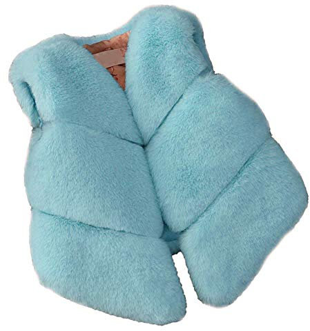 FOLOBE Enfants Automne et Winte Fourrure Faux Gilets Enfants Nouvelle Fourrure Imitation Cheveux Gilets