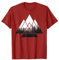 IN THE FOREST Wald Natur Motiv geometrisch Minimalismus T-Shirt