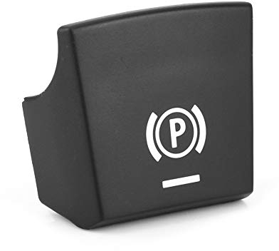 KIMISS Cubierta adhesiva para botón de freno de mano, compatible para Serie 5/6 2009-2014, diseño ajustado y resistente, referencia 61312822518