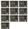 10x Halbzylinder 40 mm gleichschließend 30/10 inkl. 20 Schlüssel