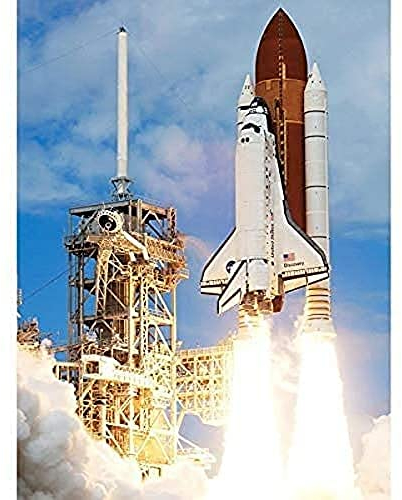 Fine Art Prints Space NASA Shuttle Discovery Rocket Launch Foto ungerahmt Wandkunst Poster Heimdekoration Premium