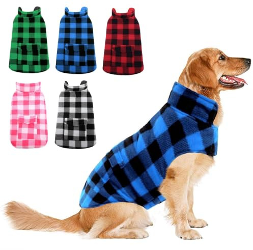 ASENKU Hundemantel Winter S – Wasserdicht & Fleece für kleine Hunde | Wendbar, Klettverschluss, warmes Hundejacke Perfekt für Jack Russell, Zwergschnauzer, Shih Tzu, West Highland Terrier