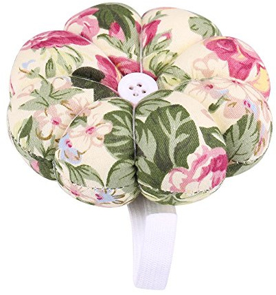 Large Pin Cushions,Nadelkissen, Kreativ Pumpkin Wrist Pin Cushions Tragbare Nadelkissen, 4 Farben Optional(#4)