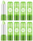 Ownest 10 Packs Aloe Vera Lipstick, Long Lasting Nutritious Soothing Lip Balm, Lips Moisturizing Magic Temperature Color Change Lipstick, Lip Care, Update Packaging