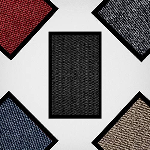JKZ RUG AND DOORMATS Door Mat Heavy Duty Non Slip Outdoor Indoor Door Mat Rubber Door Floor Mats Kitchen Mats Dirt Trapper Barrier Mats Washable Entrance Mats