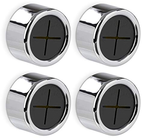 SOSmart SO SMART Lot de 4 porte-torchons sans perçage Chromé