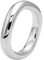 SILBERMOOS Ring Damen Herren Partner Ring Bandring gewellt bauchig massiv glänzend Sterling Silber 925, Größe:58
