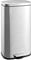 EVRE Stainless Steel Waste Bin with non-slip Pedal for Kitchen Office Bathroom Waste (30L Oval)