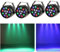 4x15W LED Par Licht 12 LED Strahler DMX Bühnenlicht Disco Lichteffekte RGBW Scheinwerfer for DJ Discolicht Hochzeit Partylicht