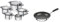 ZWILLING Batterie de Cuisine Simplify (5 Pièces) en Acier Inoxydable + 1 Poêle Poletto, Acier Inoxydable 18/10, diam 28 cm
