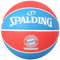 Spalding - EUROLEAGUE Team SZ7 - FC Bayern - Basketballball - Größe 7 - Basketball - Material: Gummi - Outdoor - rutschfest - Hervorragender Grip - Sehr widerstandsfähig