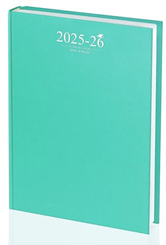 Schülerkalender 2024-2025 A4 Tages-A-Seite Schülerkalender mit Hülle Bindung Blau