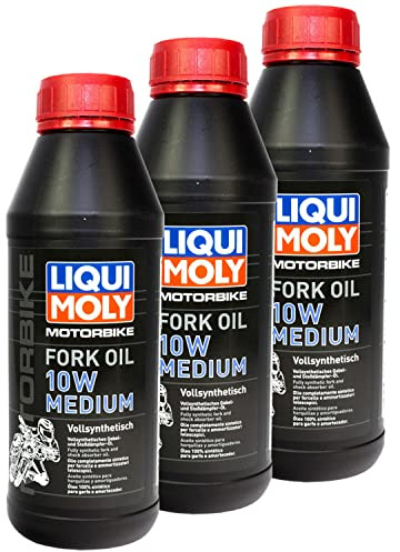 Gabelöl Gabel Öl LIQUI MOLY Motorbike 10W medium 3 X 500 ml