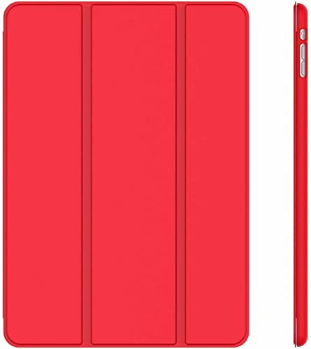 Étui pour iPad Air 3ème génération (2019) Air3 et iPad Pro 10,5 Pro10.5 - Coque fine et légère avec protection arrière translucide givrée pour iPad 10,5 (veille/réveil automatique) (rouge)
