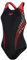 Speedo Maillot de bain Plastisol Laneback pour femme, noir/rouge, 60