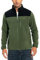 Pioneer Camp Giacca in pile da uomo Full Zip Outdoor Polar, leggera, antivento, con chiusura lampo, verde militare, XL