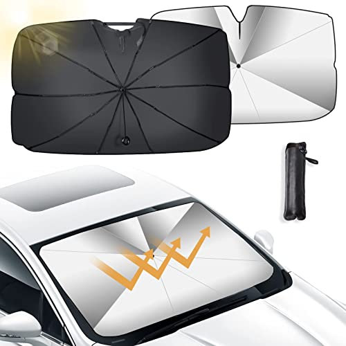 WOAFEY para Honda Civic 2006-2011 Parasol Parabrisas Delantero para Coche, Parasol para Coche Paraguas Parasol Coche, Evita Arañazos Parasol Plegable Protección UV Paraguas,S