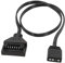 iHaospace 8 Pin RGB Sync Adapter Cable for Lian Li Strimer Plus V2, 3x8Pin Converter Cable 5V 3 Pin ARGB Cable