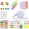 Riosin Instant Mini 12 Accessories Compatible with Fujifilm Instax Mini 12 Camera,Include mini 12 Case,Album,Filters,Frames,Stickers(Clay White)