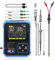 Jadeshay Oscilloscopio Digitale, DSO-TC3 Kit Oscilloscopio Portatile 3 in 1 Generatore di Segnale Tester con Schermo a Colori HD da 2,4 Pollici per Elettrotecnico