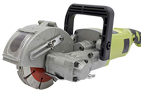 Fresadora eléctrica de pared 4000 W, Fresadora de Ranura Eléctrica 6500 rpm, Cortadora de Surco pared con 5 Hojas de Sierra, Ancho Ranura 33 mm 