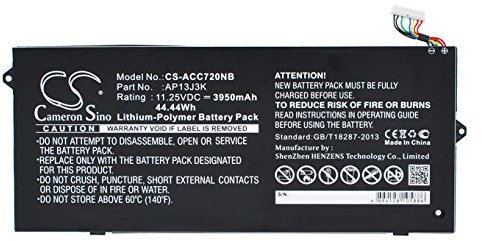 Cameron Sino - Batería de repuesto para Chromebook 11 C720, Chromebook Spin 512 R851TN-P9C, Chromebook Spin512 R851TN-A14N PN: 31CP5/65/88, KT.00307.006, KT00304001, ZU12029-1302020 3950. mAh