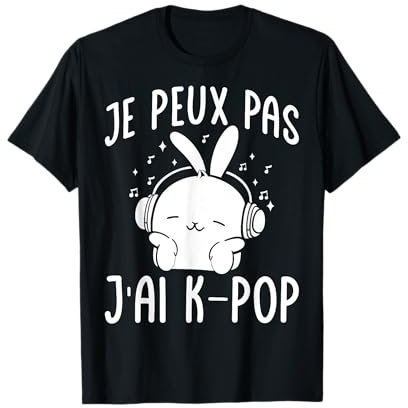 Coréen Je Peux Pas J'ai K-Pop Korea Musik T-Shirt