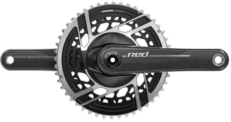 Sram Red Dub 2X E1 Kurbelgarnitur Geschwindigkeit:12, Spindel:28.99mm, BCD:Direct Mount 8 Bolt, 50/37, Dub, 160mm, Black, Road