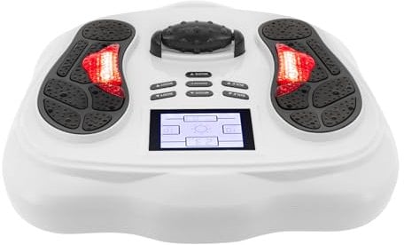 Konfiur Fußmassagegerät, Shiatsu Fussmassage Beinmassagegerät mit Wärmefunktion, Kneten, Rollen und Luftkompression, Durchblutungs-Stimulator