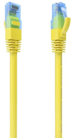 CABLE RED AISENS LATIGUILLO RJ45 CAT.6 UTP AWG26 CCA AMARILLO 5.0M