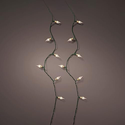 Zarivy 1119 cm lange Vintage-LED-Lichterkette mit 8 Funktionen für einen bezaubernden Glitzereffekt. Perfekt für die Beleuchtung und Dekoration Ihrer Innenräume.