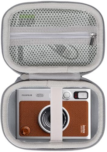 Lebakort Hart Schutz Hülle Etui Tasche für INSTAX Mini EVO Instant Camera (Braun)