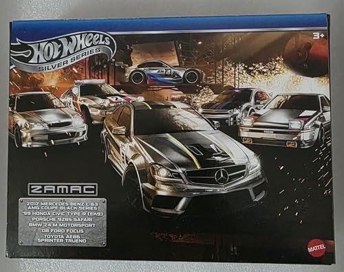 Hot Wheels ZAMAC 6er Set Multipack 1:64 Modellauto Kinder Spielzeug Sammler Sammeln Spielzeugautos in Einer Box zum Verschenken oder Präsentieren JBY80 Mattel Exklusiv