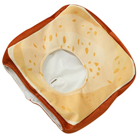 Toddmomy Kopfschmuck aus Toastbrot für Kinder Weiche Plüsch Pp Baumwolle Warm und Bequem Modischer Hut für Tägliche Nutzung und Foto Requisiten