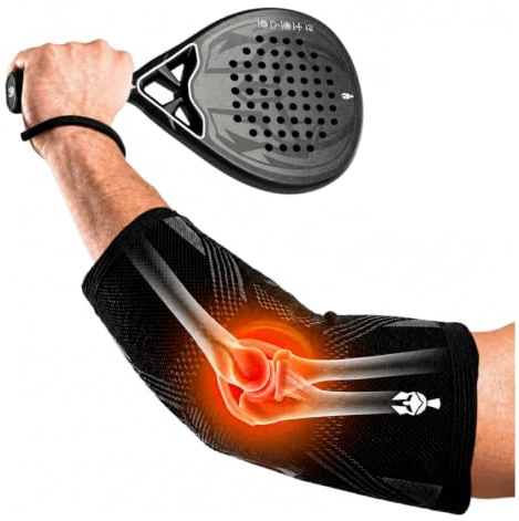 GLADIATOR PADEL Manicotto Gomito Paddle, Compressione, Taglia L, Unisex