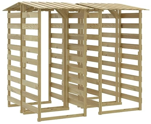 Pergola in legno di pino impregnato, 4 pezzi, 100 x 90 x 200 cm | Legno di abete massiccio, resistente alla corrosione, per la decorazione del vialetto del giardino