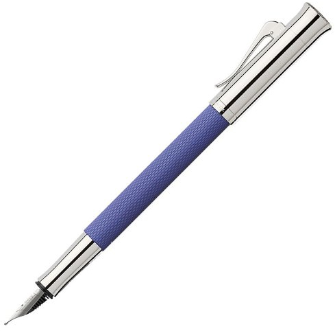 Graf von Faber-Castell Füllhalter Guilloche, Indigo, Feder:breit (B)