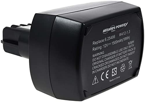 Batteria per Metabo trapano avvitatore BZ 12 SP, 12V, NiMH