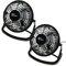 Ex-Pro 2 PACK Mini 4 Inch Ultra Quiet Desktop Cooling USB Fan with Tilting Design, Perfect for Home and Office Use, Simple Plug and Play - Black
