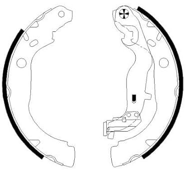 TMD Friction Services 91082900 Bremsbackensatz