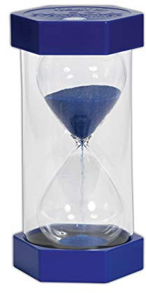 TickiT 92046 Mega Sand Timer, 150 mm Diameter, Blue 5 Mins, 9511