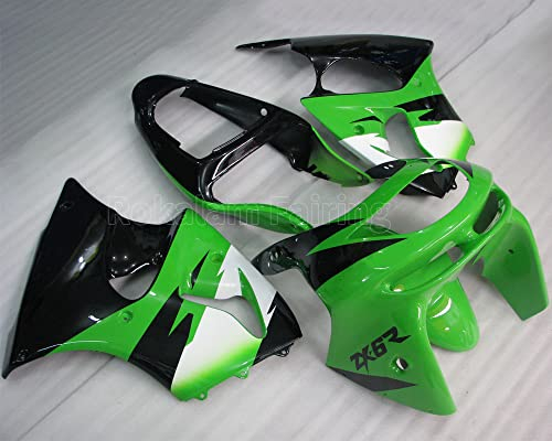 Fashion ZX6R 636 Verkleidungs-Set für Kawasaki 98-99 ZX-6R Ninja ZX6R 1998-1999 Sportbike Aftermarket Kit Motorrad Body Fit