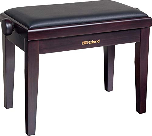 Roland Klavierbank in Palisander-Ausführung mit gepolstertem Vinyl-Sitz – RPB-200RW
