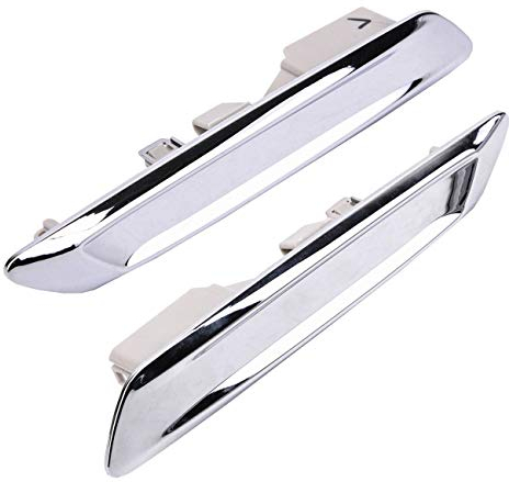 Bapmic Zierblende Seitenwand 51137336645+51137336646 Kotflügel vorne links+rechts Ersatz für BMW 5er F10, F11