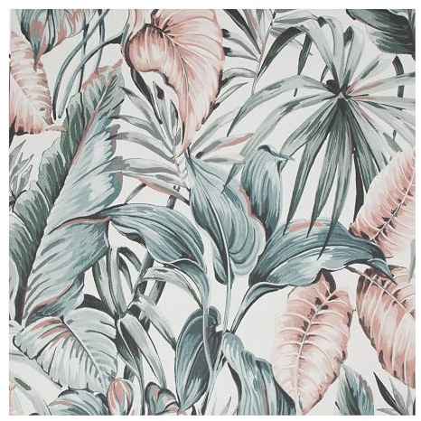 Sublime Leaves Exotique Light Grey Wallpaper