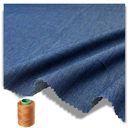 Ultradünner Jeansstoff, Blauer Jeansstoff, Meterware, Geeignet Für Jeansjacken, Hosen, Handgefertigtes Heimwerken. Kaufen Sie Zwei Spezielle Linien Mit Genähtem Jeansstoff (Color : Blue2)