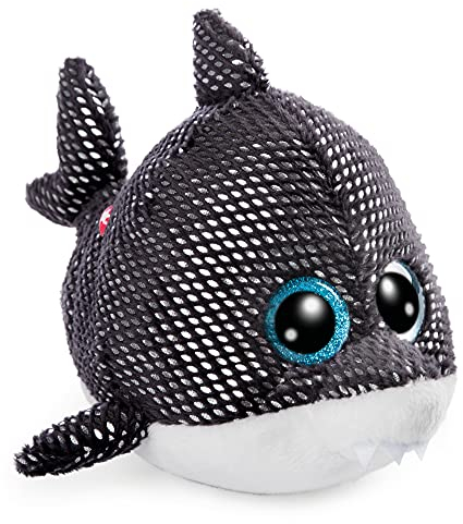 NICI Glubschis: Das Original – Glubschis Hai Ferris 15 cm – Kuscheltier Hai mit großen Augen – Flauschiges Plüschtier mit Glitzeraugen – Schmusetier für Kuscheltierliebhaber
