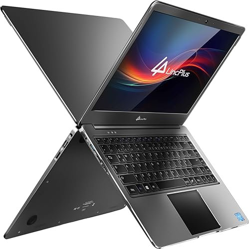 LincPlus 14 inch Laptop Intel Celeron N3350 4GB RAM 64GB eMMC Storage Windows 10 Home in S Mode Computer Full HD 1080P Fanless Quiet Mini Metal Netbook,Support 128GB TF Cardand 1TB SSD Expansion