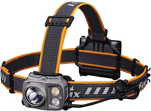 Fenix Unisex-Adult Hp16r Rechargeable Li-po/Aa Powered Outdoor Headlamp Stirnlampe, Black, 16R