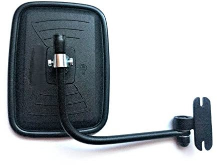 MelTruck® Außenspiegel Rückspiegel 180x130mm ø10 Flach Traktor LKW mit Spiegelhalter UNIVERSAL